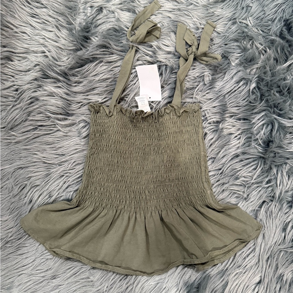 H&M Tank NEW - Size XS | Color: Olive Green